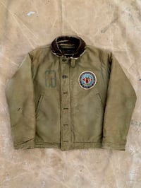 Image 1 of WW2 US NAVY N-1 SEABEES DECK JACKET