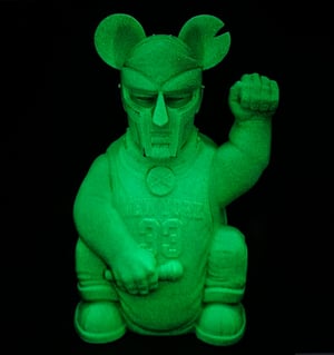 DANGERDOOM Art Toy (Psycho Green Night Glow)