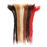 Image 4 of TEXTURED HUMAN HAIR LOC EXTENSIONS (6-10 inches)