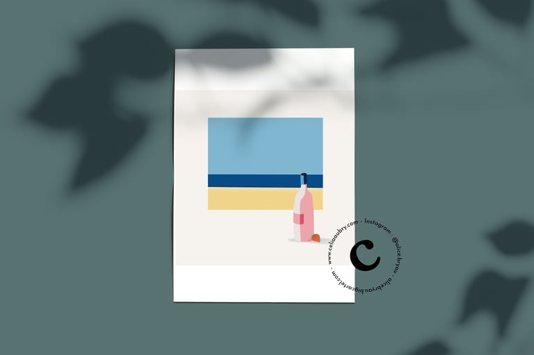 Affiche wine & sea Image 2