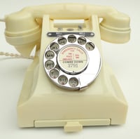 Image 1 of Ivory GPO 328 'Bell On / Off' Bakelite Telephone
