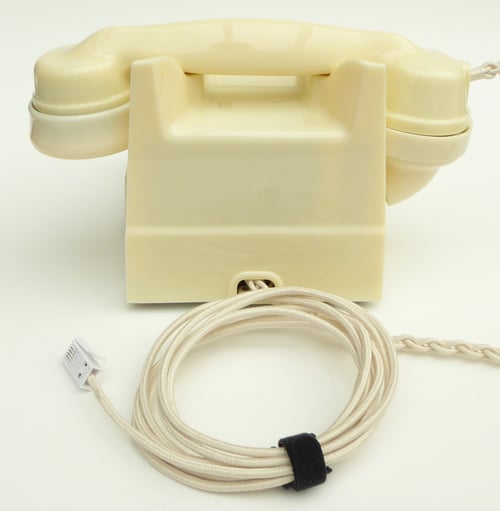 Image of Ivory GPO 328 'Bell On / Off' Bakelite Telephone
