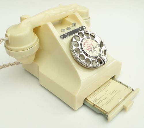 Image of Ivory GPO 328 'Bell On / Off' Bakelite Telephone
