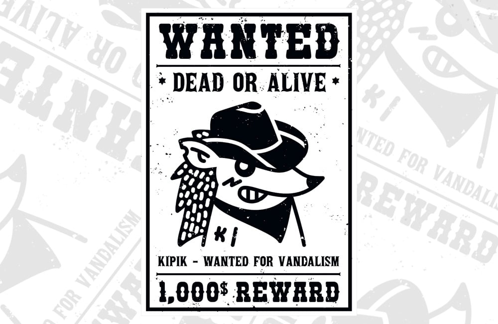 Image of WANTED - A4 PRINT