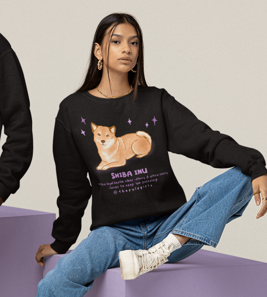 Image of DARK DOG LOVERS CREWNECK
