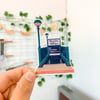 No Gentrifiers Allowed Sticker 