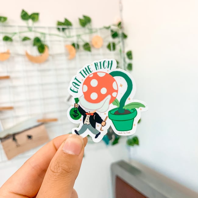 Eat The Rich Sticker 