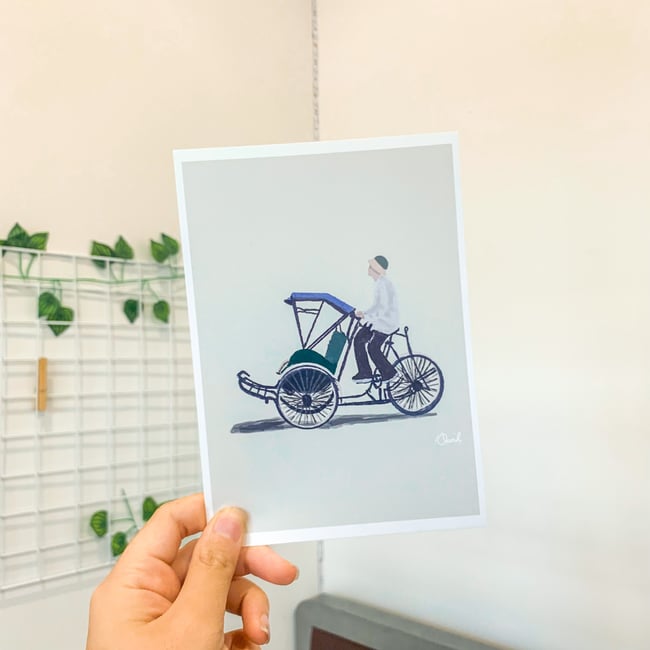 Vietnamese Cyclo Art Print