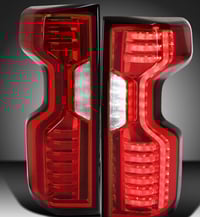 Image 1 of 2019-2023 SILVERADO LED TAIL LIGHTS RED