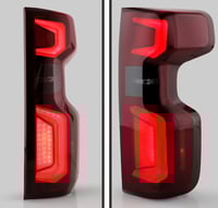 Image 2 of 2019-2023 SILVERADO LED TAIL LIGHTS RED SMOKE