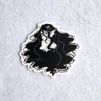 Shy Mermaid Vinyl Sticker