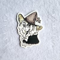 Spunky Witch Vinyl Sticker 