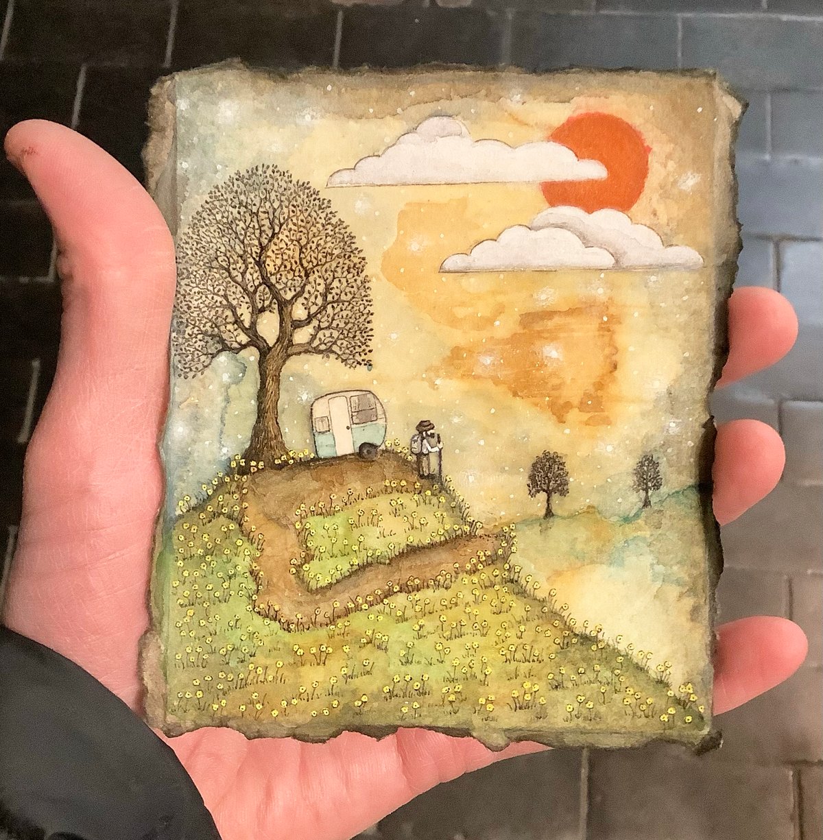 Image of Blood Moon (THIS PIECE HAS BEEN STOLEN)