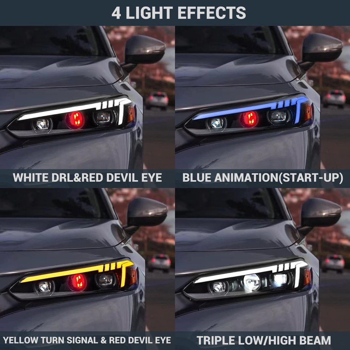 Image of 2022-2023 civic headlights