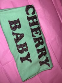Image 4 of 🧼🪩NEW Mint Disco Cherry Baby Tee🪩🧼