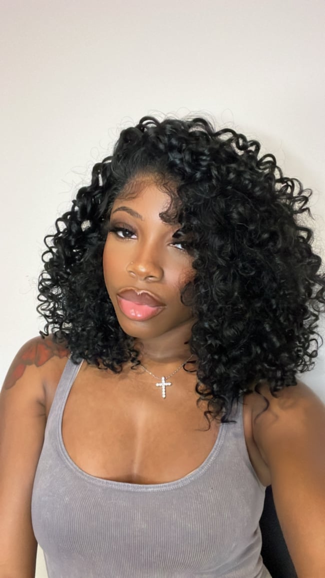 Curly Leena Bob Wig 