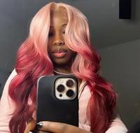 Image 1 of Strawberry Ombre Wig
