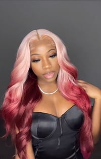 Image 2 of Strawberry Ombre Wig