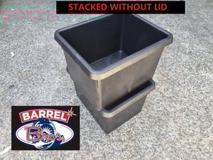 Image of Heavy Duty 50 Litre Bin with lid. Made in Australia. PICK UP ONLY