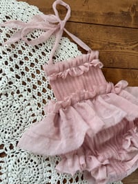 Image 2 of Pink Newborn Romper