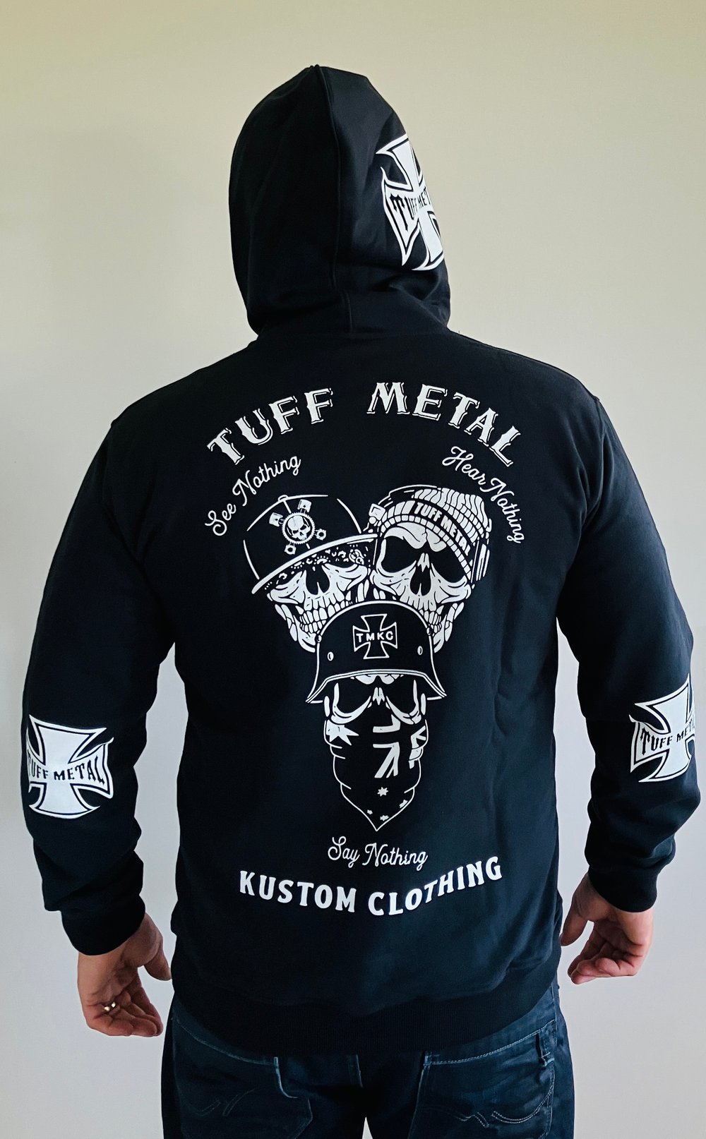 Image of "THREE WISE SKULLS"HOODIES