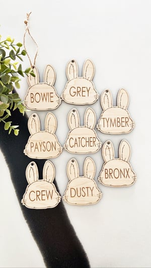 Image of Easter Basket “Bunny” Tags