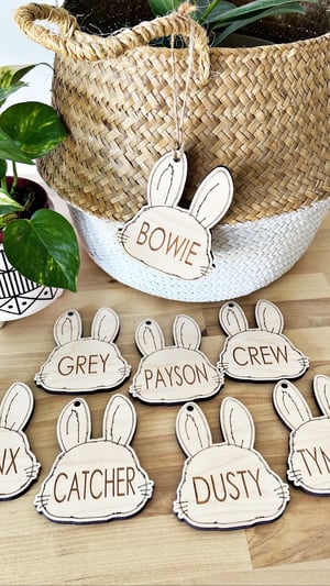 Image of Easter Basket “Bunny” Tags