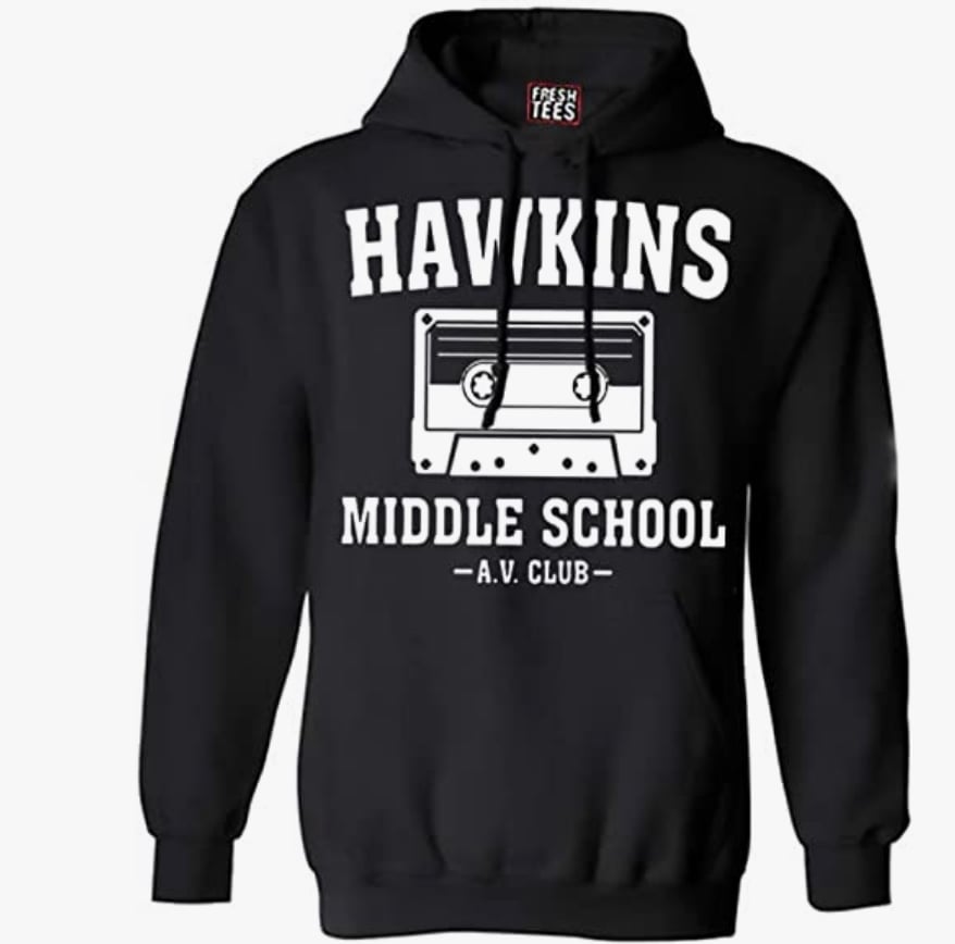 Hawkins middle school av club hoodie sale