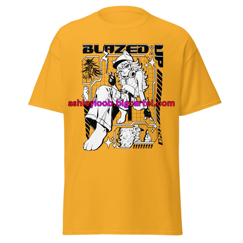 Blazed Up weed cat shirt