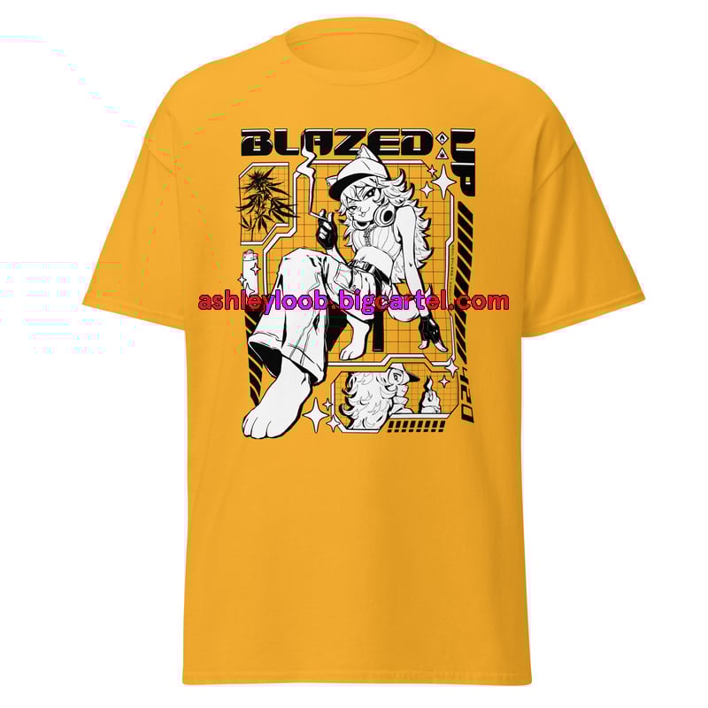Blazed Up weed cat shirt