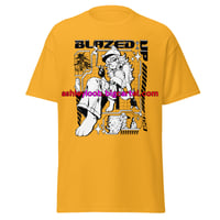 Image 3 of Blazed Up weed cat shirt