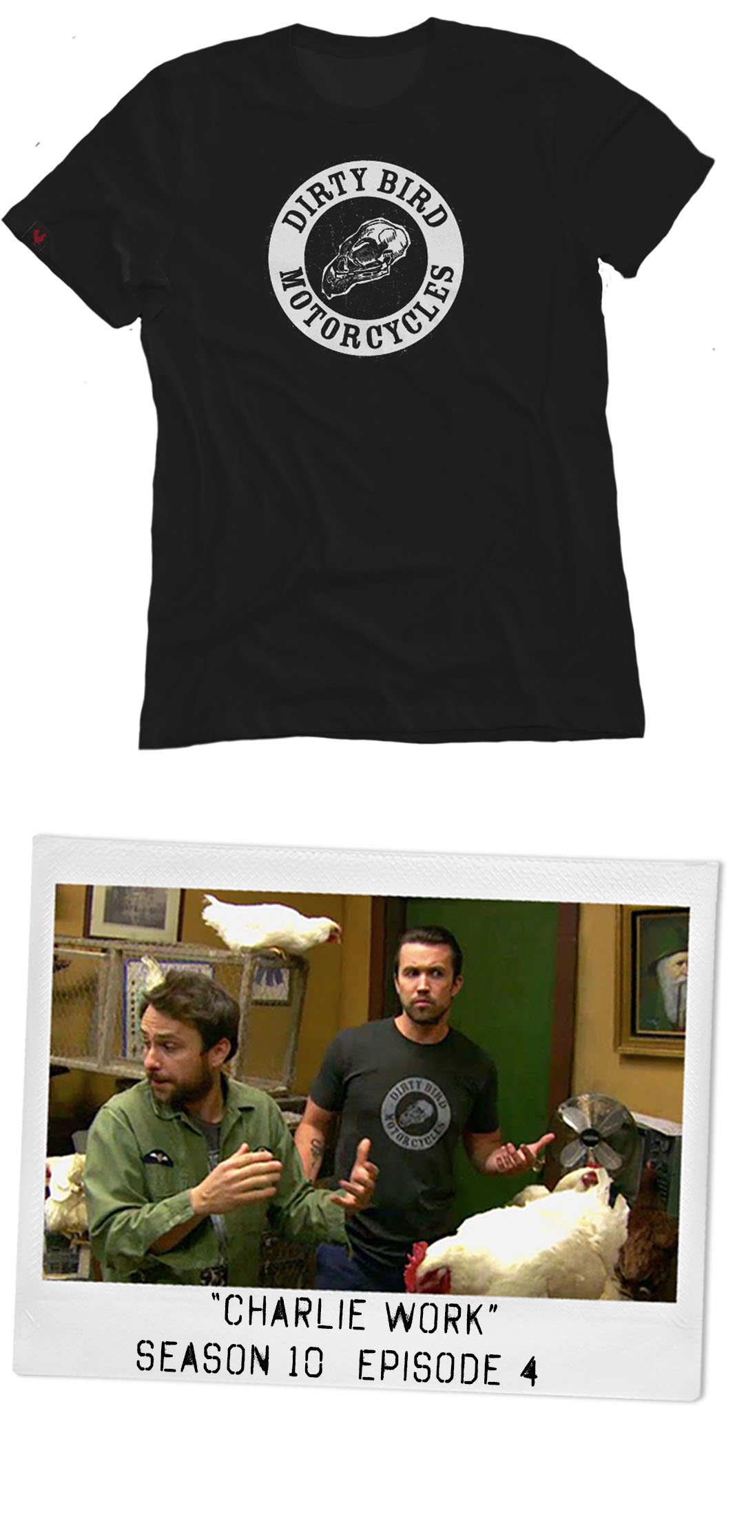 Image of Dirty Bird Motorcycles black crew neck