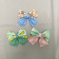 Image 1 of Rubber Ducks / April Showers / Rabbits and Carrots Easter Sailor Bows / Bow Ties
