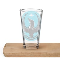 Image 3 of Shaker pint glass - Blue Rebel Loon