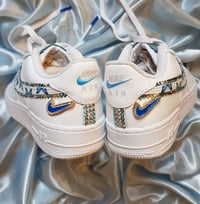 Image 3 of BUTTERFLY NIKE AIRFORCE BLUE SWAROVSKI