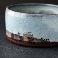 Image 2 of MADE TO ORDER Blue Allotment Cereal Bowl