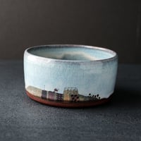 Image 4 of MADE TO ORDER Blue Allotment Cereal Bowl