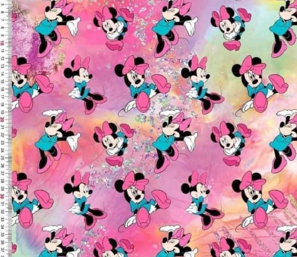 Image of Tie Dye Minnie Mouse Leggings/Cycling Shorts 