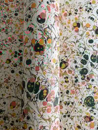 Image 1 of PRINTED Marbled Paper - 'Ditzy Botanical'