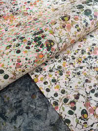 Image 5 of PRINTED Marbled Paper - 'Ditzy Botanical'