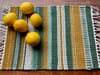 Hand Woven Placemat - Toffee & Sage 