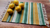 Hand Woven Placemat - Toffee & Sage 