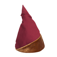 Image 1 of Maroon Gold Enchanted Hat