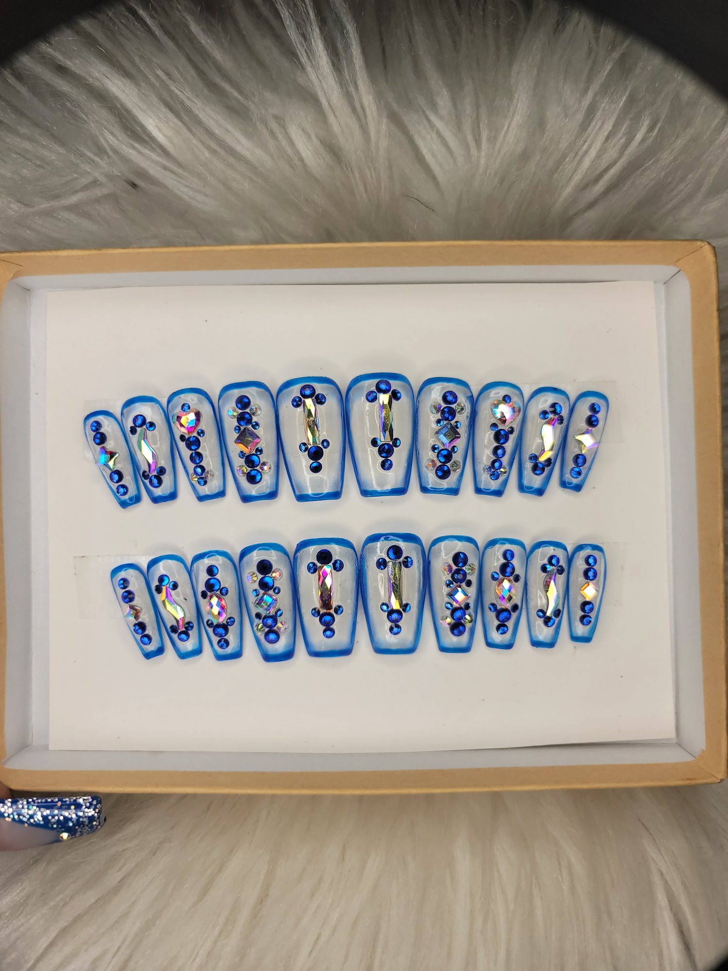 Image of Med Blue Glass