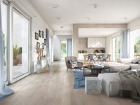 Image 2 of 14 x 155 Grey Oak Brushed Matt Lacquered