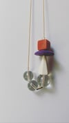 GARGANTILLA ORANGE CUBE GLASS