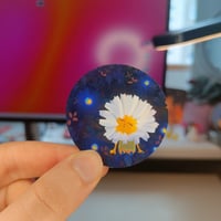 Image 2 of Chamomile blue sticker