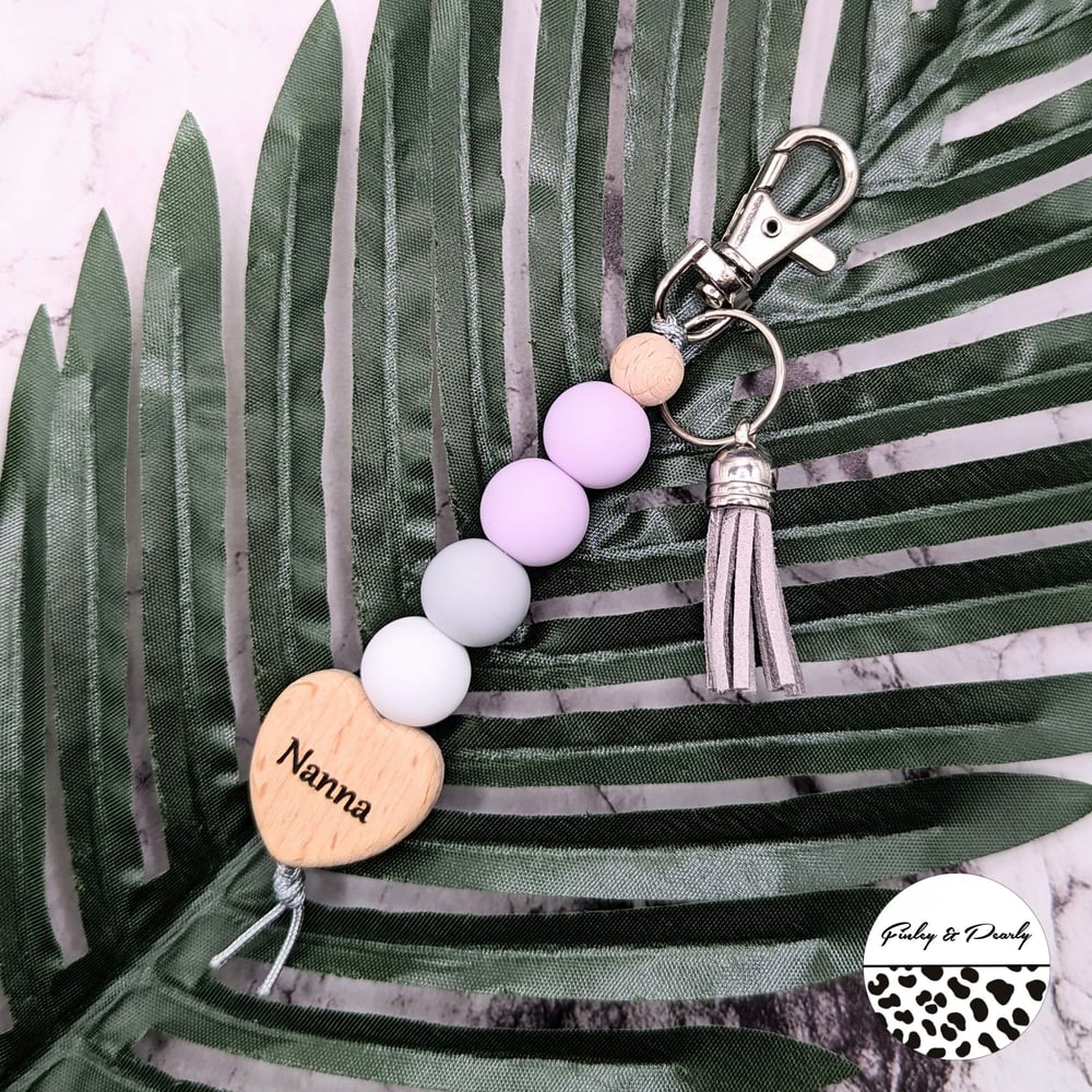 KEYRING: Engraved Heart