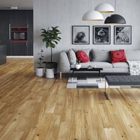 Image 2 of 14 x 130 Brushed Matt Lacquered Oak