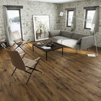 Image 2 of 14 x 130 Deep Smoked Oak Matt Lacquered